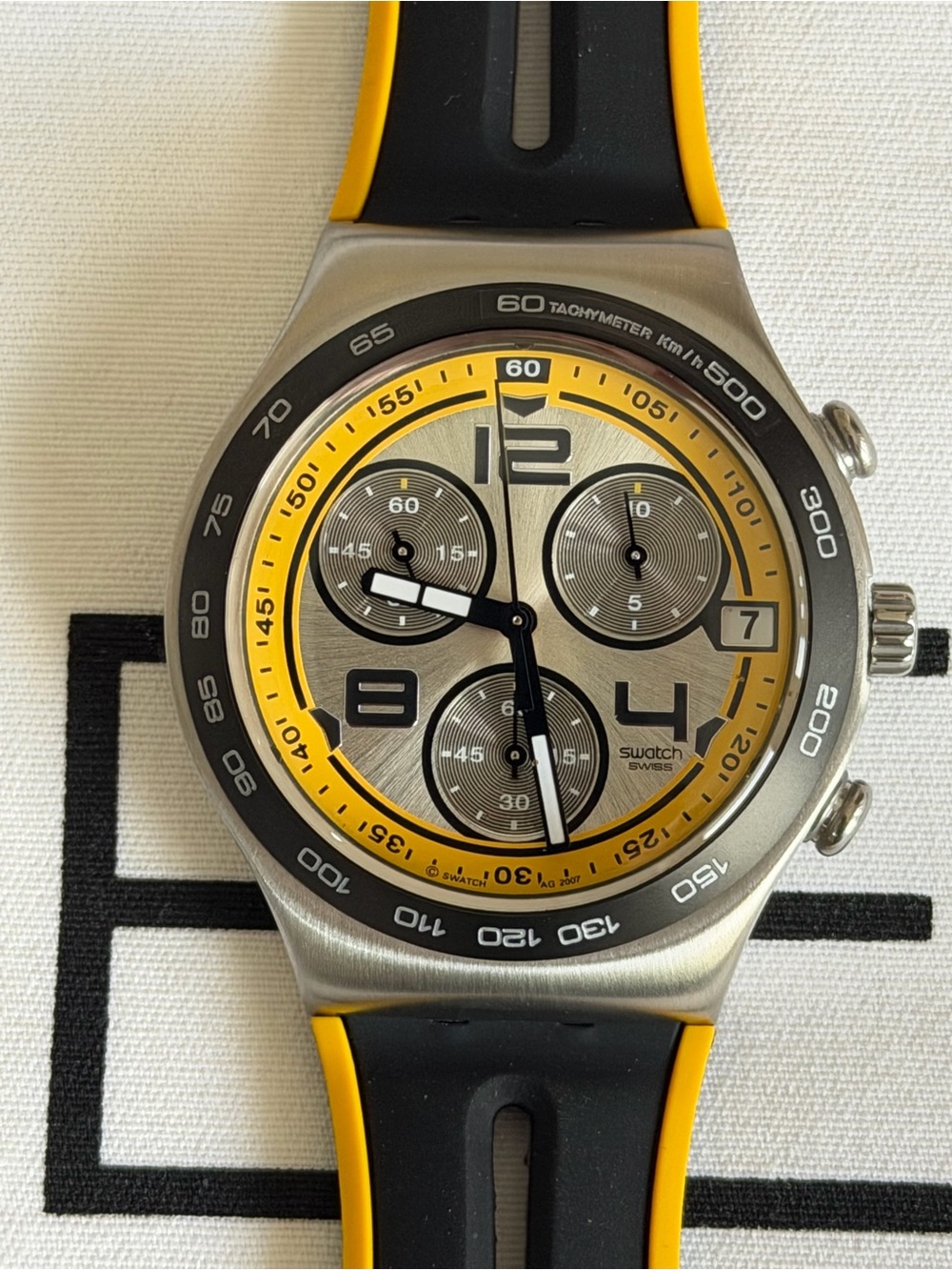 Swatch Irony Chronograph "Laser Light"
YCS503 - Rare Model